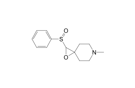 1-Oxa-6-azaspiro[2.5]octane, 6-methyl-2-(phenylsulfinyl)-