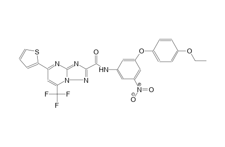N-[3-(4-ethoxyphenoxy)-5-nitrophenyl]-5-(2-thienyl)-7-(trifluoromethyl)[1,2,4]triazolo[1,5-a]pyrimidine-2-carboxamide