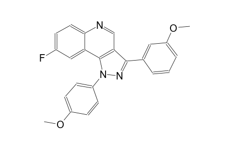 8-fluoro-3-(3-methoxyphenyl)-1-(4-methoxyphenyl)-1H-pyrazolo[4,3-c]quinoline