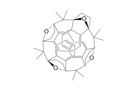 (5R*,7R*,12S*,14S*,21R*,26R*,28S*)-6,6,13,13,20,20,27,27-octamethyl-6H,13H,20H,27H-5,28:7,12:14,19:21,26-tetraepoxy-5,28:7,12:14,19:21,26-tetraethanotetrabenzo[a,f,k,p]cycloeicosene