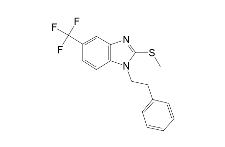 2-(methylthio)-1-phenethyl-5-(trifluoromethyl)benzimidazole