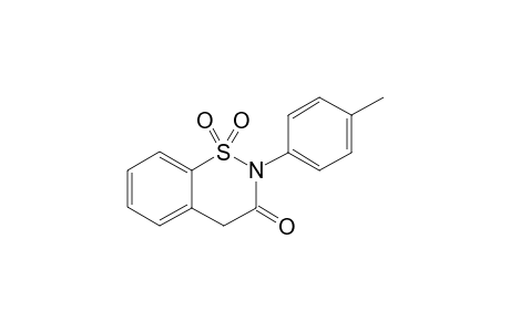 2-(4-Methylphenyl)-3,4-dihydro-2H-1,2-benzo[e]thiazin-3-one 1,1-dioxide