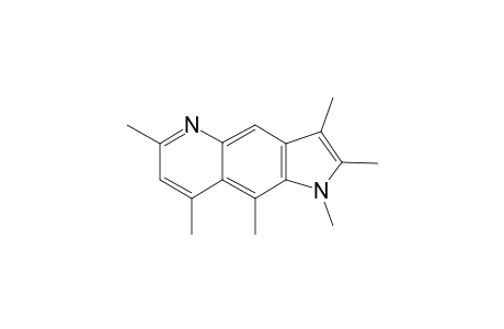 1H-Pyrrolo[2,3-g]quinoline, 1,2,3,6,8,9-hexamethyl-