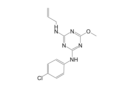 1,3,5-triazine-2,4-diamine, N~2~-(4-chlorophenyl)-6-methoxy-N~4~-(2-propenyl)-
