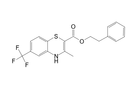 3-Methyl-6-trifluoromethyl-4H-benzo[1,4]thiazine-2-carboxylic acid phenethyl ester