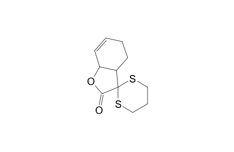 Spiro[benzofuran-3(2H),2'-[1,3]dithian]-2-one, 3a,4,5,7a-tetrahydro-