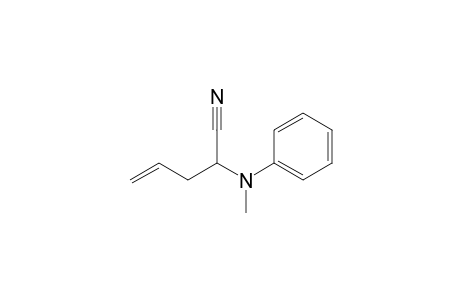 2-(N-Methylanilino)pent-4-enenitrile