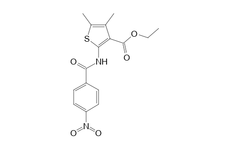 Ethyl 4,5-dimethyl-2-[(4-nitrobenzoyl)amino]-3-thiophenecarboxylate