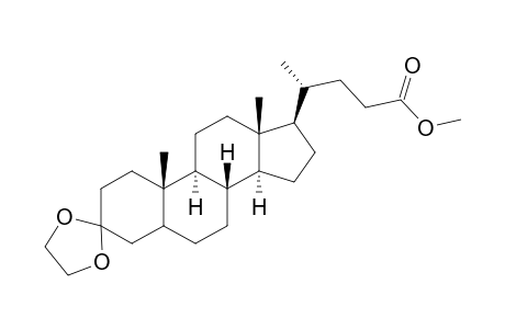 3,3-Ethylenedioxycholanic acid, methyl ester