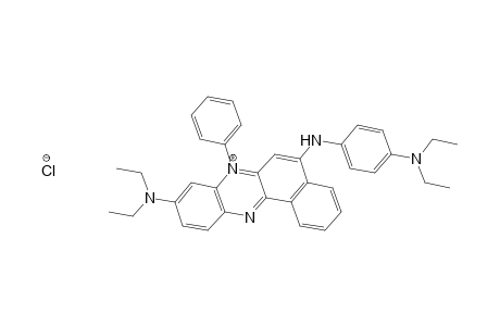 Benzo[a]phenazinium, 9-(diethylamino)-5-[[4-(diethylamino)Phenyl]amino]-7-phenyl-, chloride