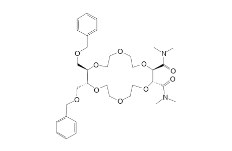 (2R,3R,11R,12R)-N,N,N',N'-Tetramethyl-11,12-bis[(benzyloxy)methyl)]-1,4,7,10,13,16-hexaoxacyclooctadecane-2,3-dicarboxamide