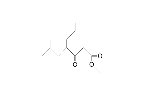 Heptanoic acid, 6-methyl-3-oxo-4-propyl-, methyl ester