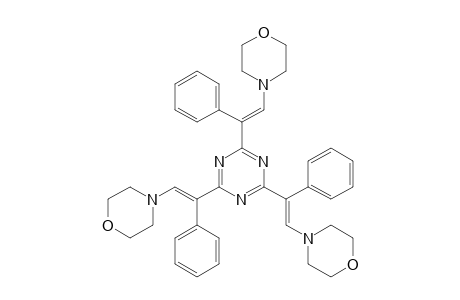 2,4,6-Tris(1-phenyl-2-morpholino-ethen-1-yl)-1,3,5-triazine
