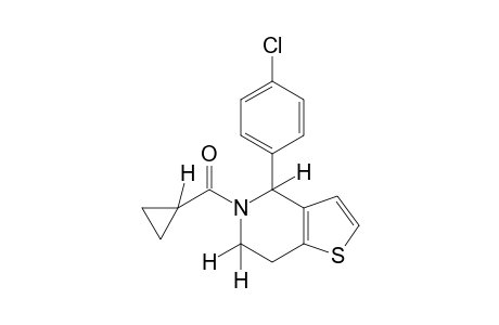 4-(p-chlorophenyl)-5-(cyclopropylcarbonyl)-4,5,6,7-tetrahydrothieno[3,2-c]pyridine