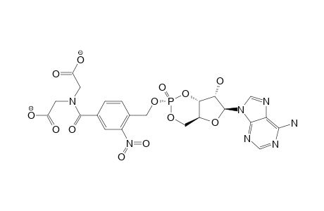 Adenosine-3',5'-cyclic-[S-(p)]-[4-[N,N-bis-(carboxymethyl)-carbamoyl]-2-nitrophenyl]-methyl-phosphonate