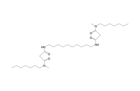N'-heptyl-N-[10-[[3-[heptyl(methyl)amino]-1,3-dioxopropyl]amino]decyl]-N'-methylpropanediamide