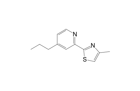 2-(4-Methyl-2-thiazolyl)-4-propylpyridine