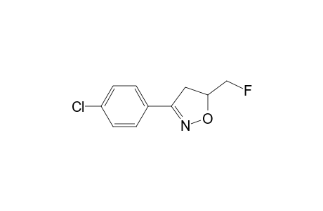 3-(4-Chlorophenyl)-5-(fluoromethyl)-4,5-dihydroisoxazole