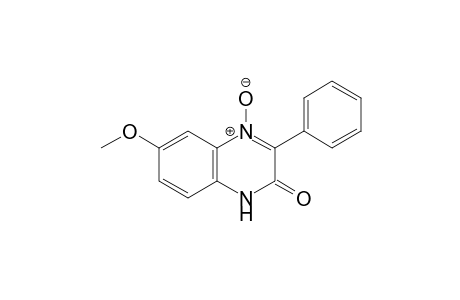 6-METHOXY-3-PHENYL-2(1H)-QUINOXALINONE, 4-OXIDE