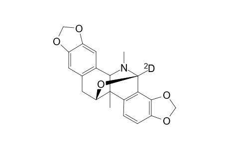 4H-Bis[1,3]benzodioxolo[4,5-c:5',6'-g][1]benzopyran-4,12-imine, chelidonine-6-d deriv.