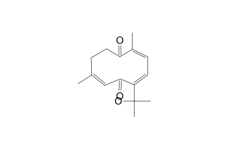 HEYNEANONE_D;(4-Z,7-Z,9-Z)-11-HYDROXY-4,7,9-GERMACRATRIENE-1,6-DIONE