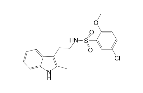 5-Chloro-2-methoxy-N-[2-(2-methyl-1H-indol-3-yl)ethyl]benzenesulfonamide