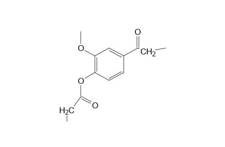 4'-Hydoxy-3'-methoxypropiophenone, propionate