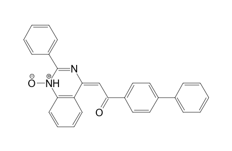 Ethanone, 1-[1,1'-biphenyl]-4-yl-2-(2-phenyl-4(1H)-quinazolinylidene)-, N-oxide