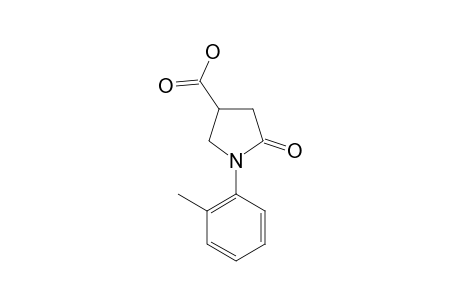 5-oxo-1-o-tolyl-3-pyrrolidinecarboxylic acid