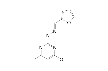 2-Furaldehyde 4-hydroxy-6-methyl-2-pyrimidinyl hydrazone