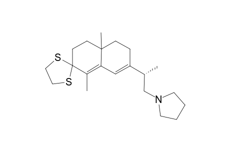 1-[(11S)-3,3-Ethanedithioeudesma-4,6-dien-12-yl]pyrrolidine