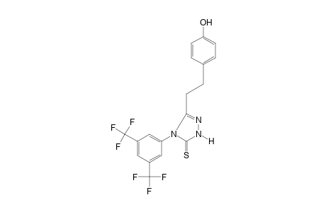 4-(alpha,alpha,alpha,alpha',alpha',alpha'-HEXAFLUORO-3,5-XYLYL)-3-(p-HYDROXYPHENETHYL)-DELTA^2-1,2,4-TRIAZOLINE-5-THIONE