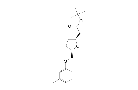 TERT.-BUTYL-[5-(META-TOLYLTHIOMETHYL)-TETRAHYDROFURAN-2-YL]-ACETATE;MAJOR-DIASTEREOMER