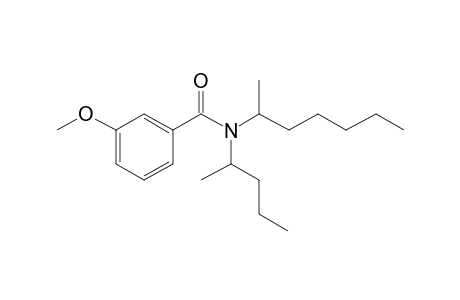 Benzamide, 3-methoxy-N-(2-pentyl)-N-(hept-2-yl)-