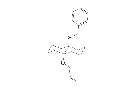 9.beta.-(Benzylthio)-10.alpha.-allyloxy-1,2,3,4,5,6,7,8,9,10-decahydronaphthalene