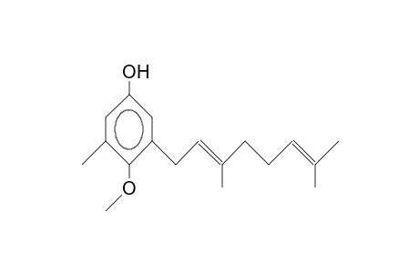 (2'-E)-2-(3',7'-DIMETHYLOCTA-2',6'-DIENYL)-4-HYDROXY-1-METHOXY-6-METHYLBENZENE