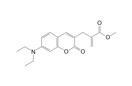 Methyl 2-((7-(Diethylamino)-2-oxo-2H-chromen-3-yl)methyl)-acrylate