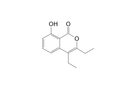 3,4-Diethyl-8-hydroxy-1H-isochromen-1-one