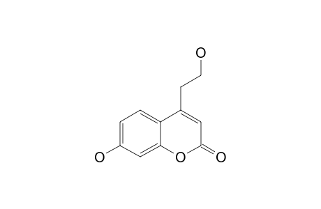 7-HYDROXY-4-(2-HYDROXYETHYL)-2H-CHROMEN-2-ONE