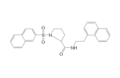 N-(2-naphthalen-1-ylethyl)-1-naphthalen-2-ylsulfonyl-pyrrolidine-2-carboxamide
