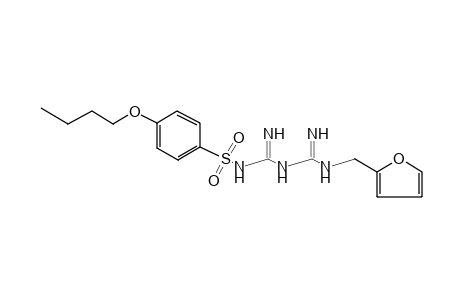 1-[(p-butoxyphenyl)sulfonyl]-5-furfurylbiguanide