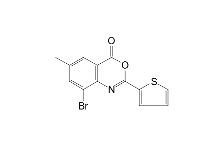 8-bromo-6-methyl-2-(2-thienyl)-4H-3,1-benzoxazin-4-one