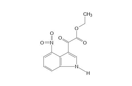 4-nitro-3-indoleglyoxylic acid, ethyl ester