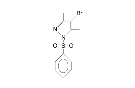 4-Bromo-3,5-dimethyl-1-phenylsulfonyl-pyrazole