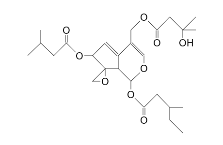 5-Valeryl-8.beta.-methylvaleryl-10-hydroxyvaleryl-valepotriat