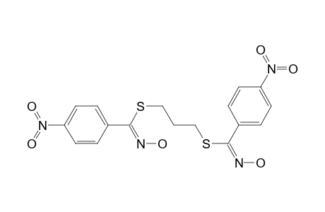 S,S'-propane-1,3-diyl bis{N-hydroxy-4-nitrobenzenecarboximidothioate}