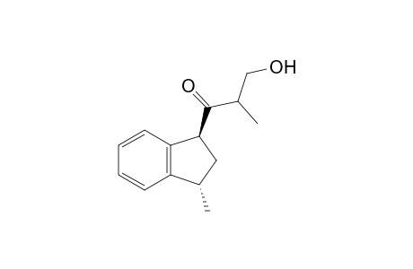 1-(trans-3-Methyl-2,3-dihydro-1H-inden-1-yl)-3-hydroxy-2-methylpropan-1-one