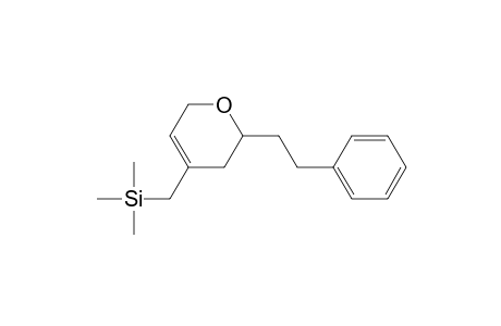 4-Trimethylsilylmethyl-6-(2-phenylethyl)-5,6-dihydro-2h-pyran