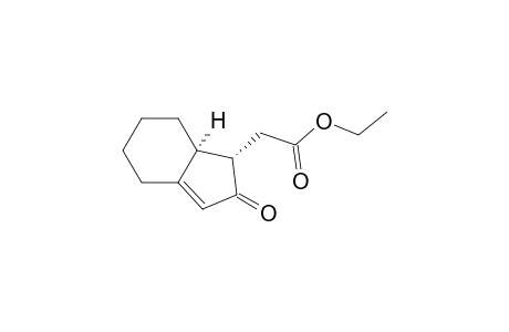 2-[(1S,7aS)-2-keto-1,4,5,6,7,7a-hexahydroinden-1-yl]acetic acid ethyl ester