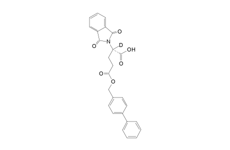 (S)-5-([1,1'-biphenyl]-4-ylmethoxy)-2-(1,3-dioxoisoindolin-2-yl)-5-oxopentanoic-2-d acid